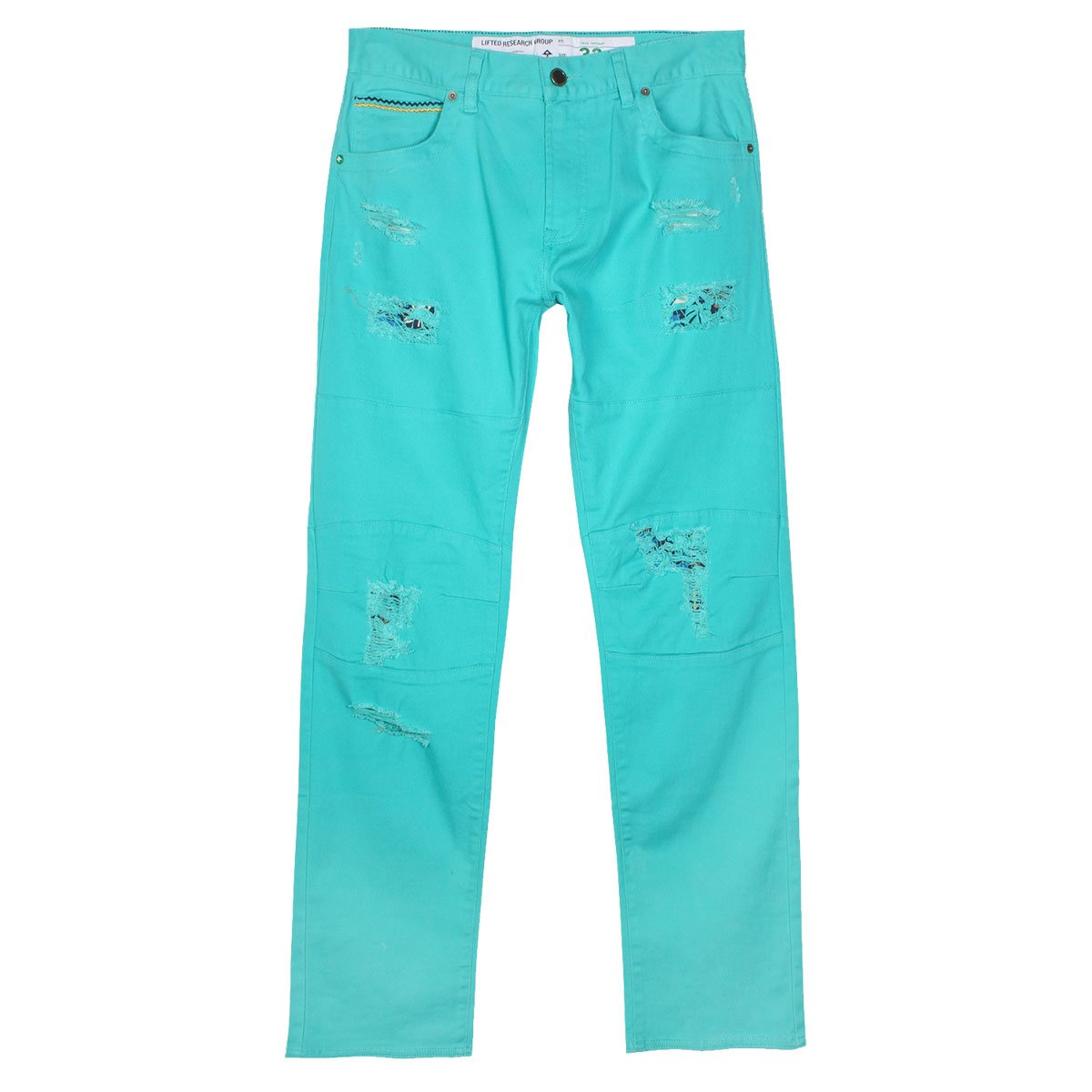 LRG Tribal Twill Men's Pants - Coral Blue