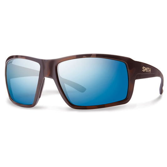 Smith Optics Colson Sunglasses Matte Tortoise / Chromapop Polarized Blue Mirror #color_Matte Tortoise / Chromapop Polarized Blue Mirror