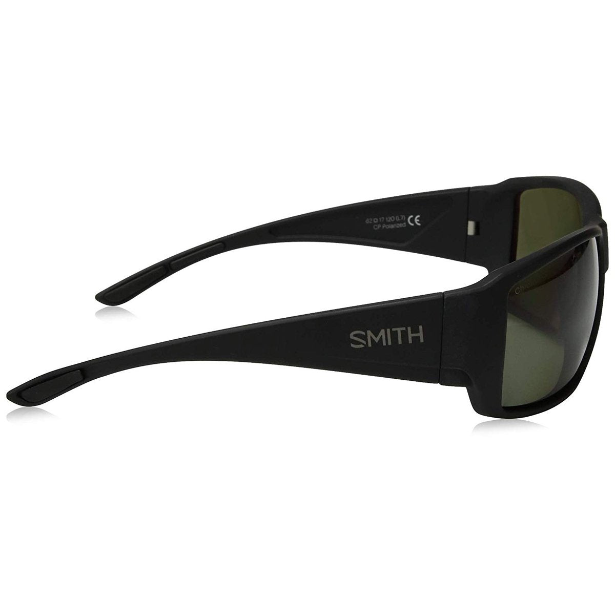 Smith Optics Guides Choice Sunglasses Matte Black / ChromaPop Polarized Gray Green #color_Matte Black / ChromaPop Polarized Gray Green