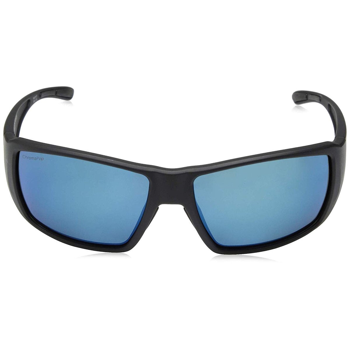 Smith Optics Guides Choice Sunglasses Matte Black / ChromaPop Polarized Blue Mirror #color_Matte Black / ChromaPop Polarized Blue Mirror