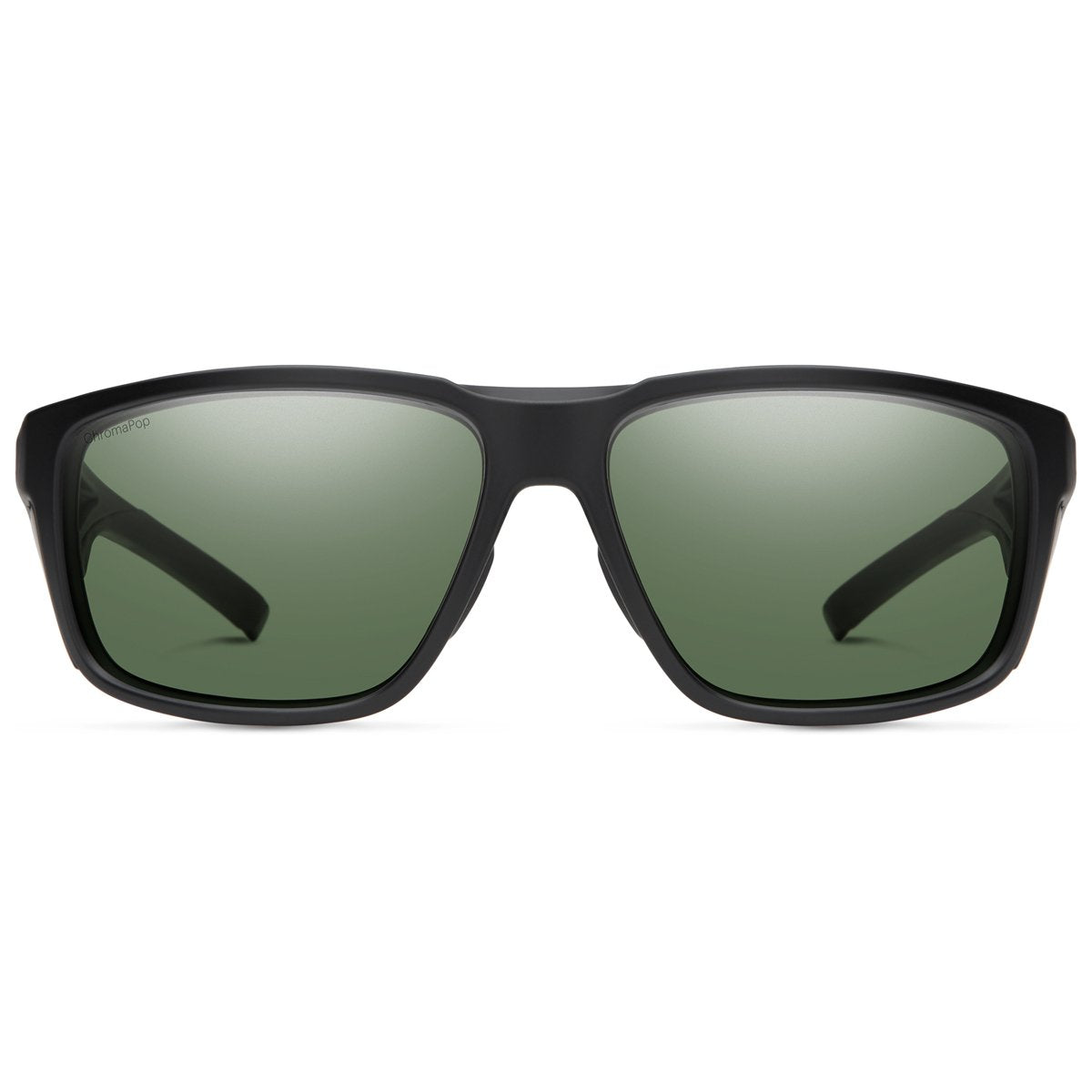 Smith Optics Freespool Mag Sunglasses Matte Black / ChromaPop Polarized Grey Green #color_Matte Black / ChromaPop Polarized Grey Green