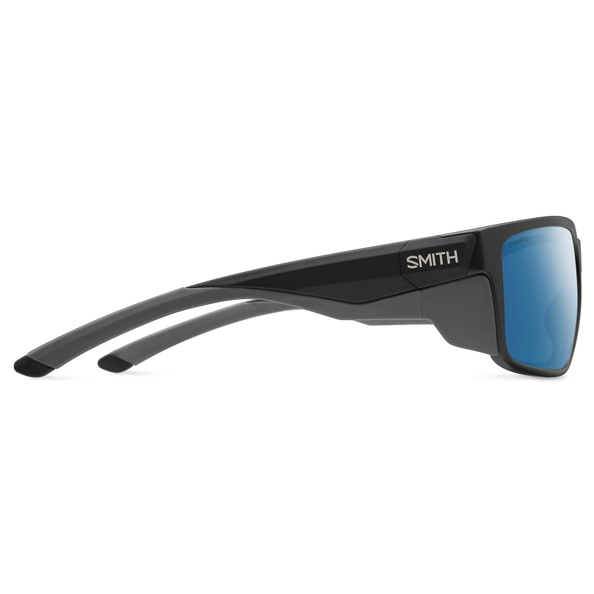 Smith Optics Freespool Mag Sunglasses Matte Black / ChromaPop+ Polarized Blue Mirror #color_Matte Black / ChromaPop+ Polarized Blue Mirror