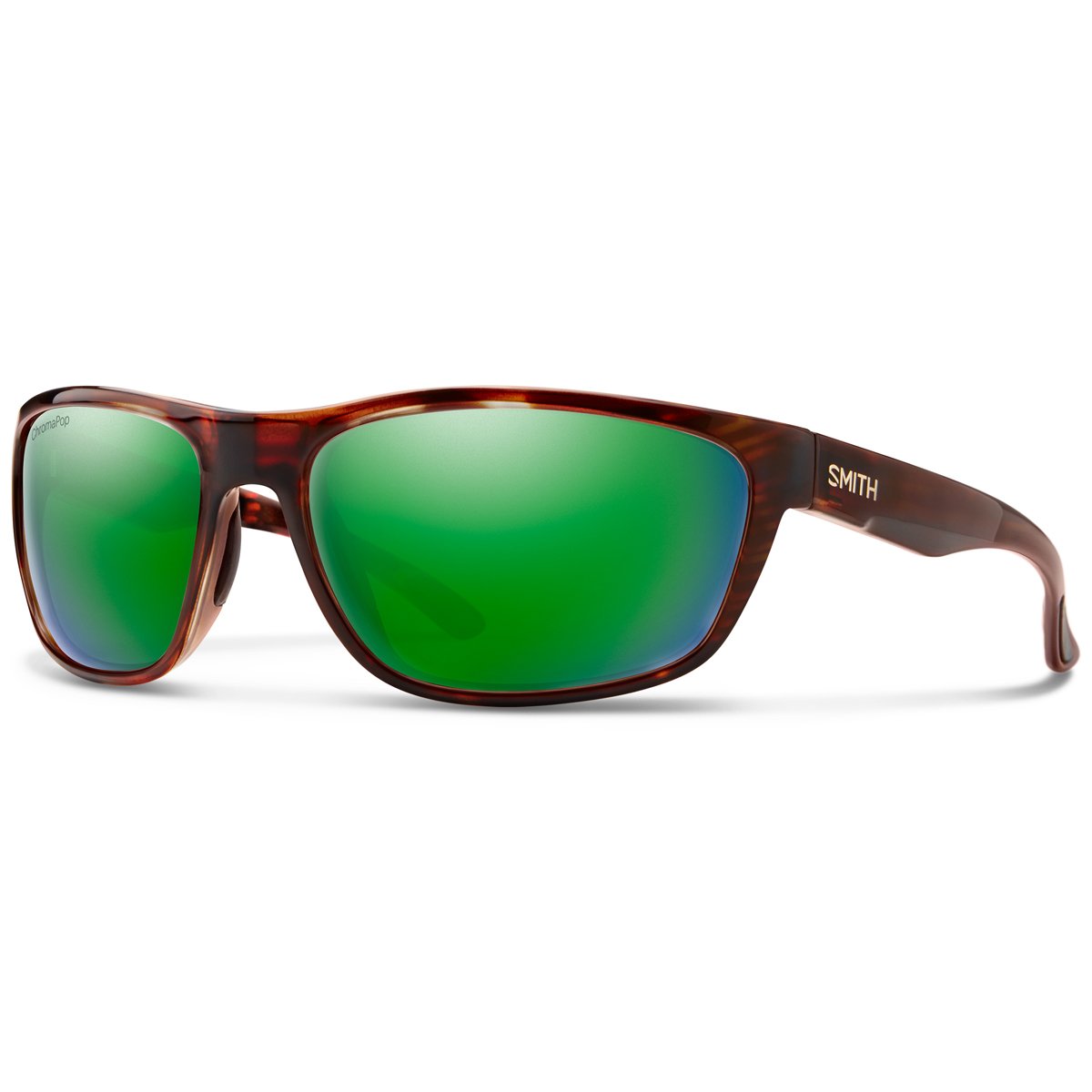 Smith Optics Redding Sunglasses Tortoise / ChromaPop Glass Polarized Green Mirror #color_Tortoise / ChromaPop Glass Polarized Green Mirror