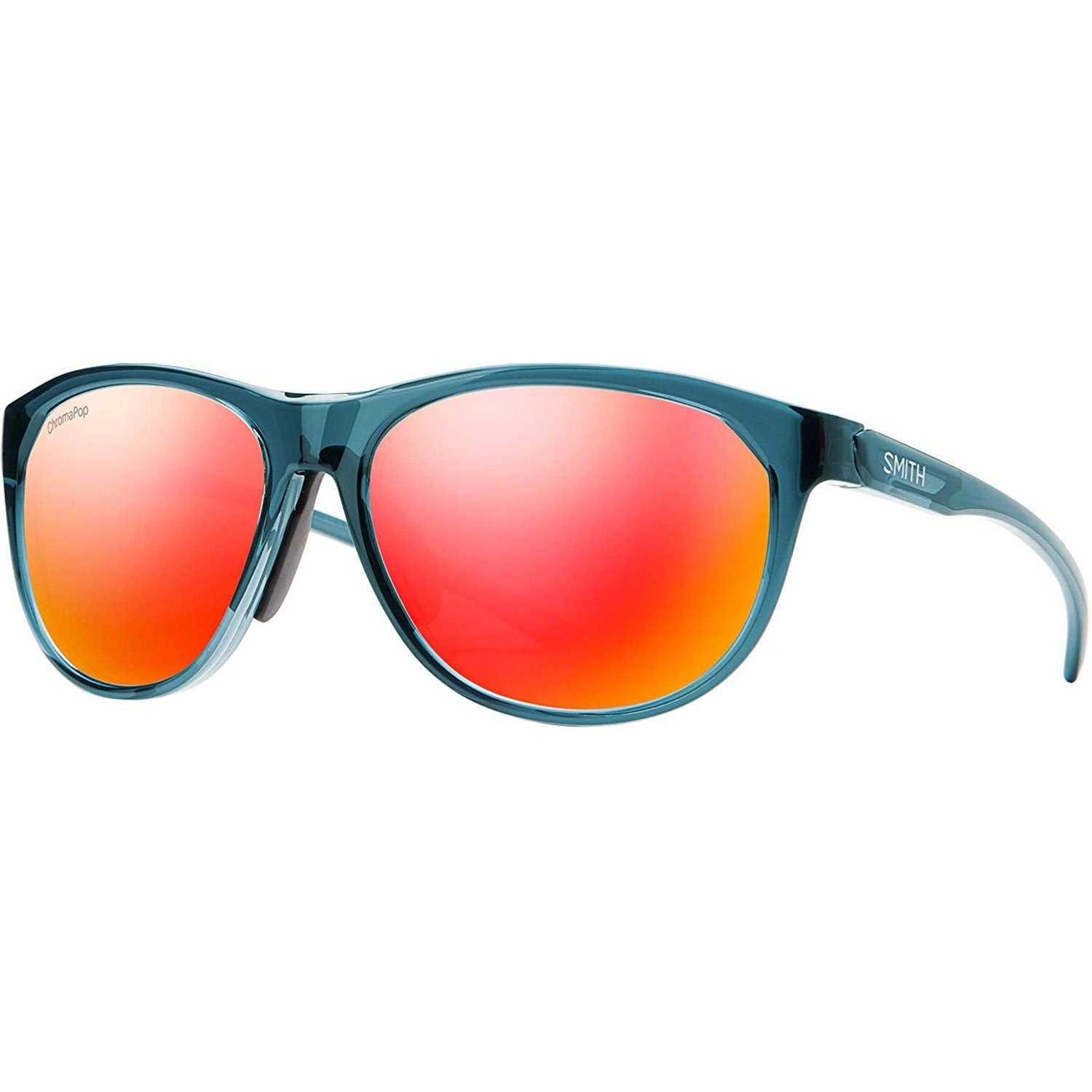 Smith Optics Uproar Sunglasses Crystal Mediterranean / ChromaPop Red Mirror #color_Crystal Mediterranean / ChromaPop Red Mirror