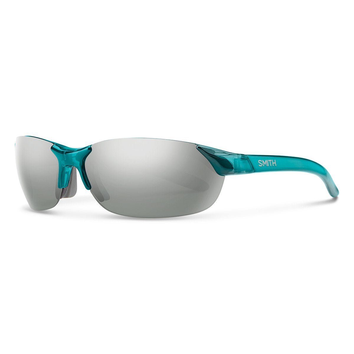 Smith Optics Parallel Sports Sunglasses Aqua Marine / Platinum Carbonic #color_Aqua Marine / Platinum Carbonic