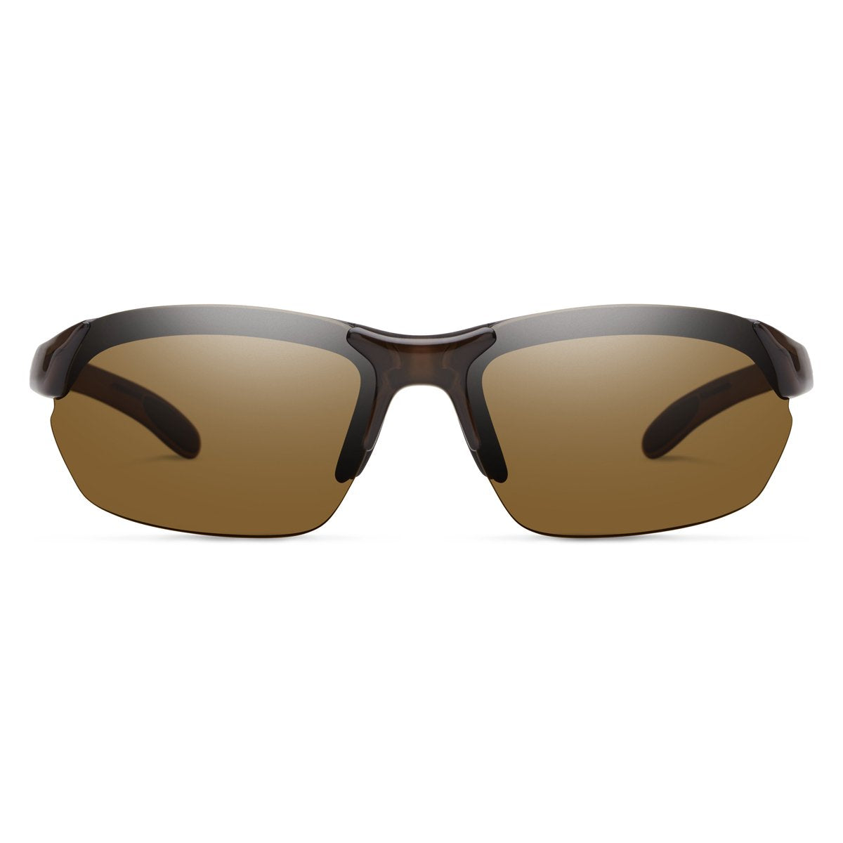 Smith Optics Parallel Max Sports Sunglasses Brown / Brown Carbonic Polarized #color_Brown / Brown Carbonic Polarized