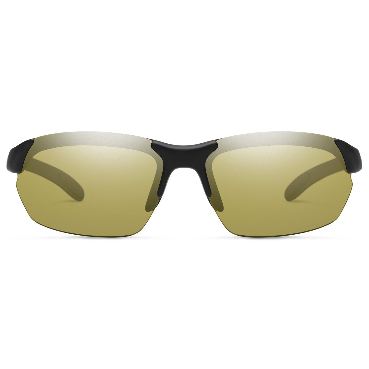 Smith Optics Parallel Max Sports Sunglasses Matte Black / Gold Mirror Carbonic Polarized #color_Matte Black / Gold Mirror Carbonic Polarized